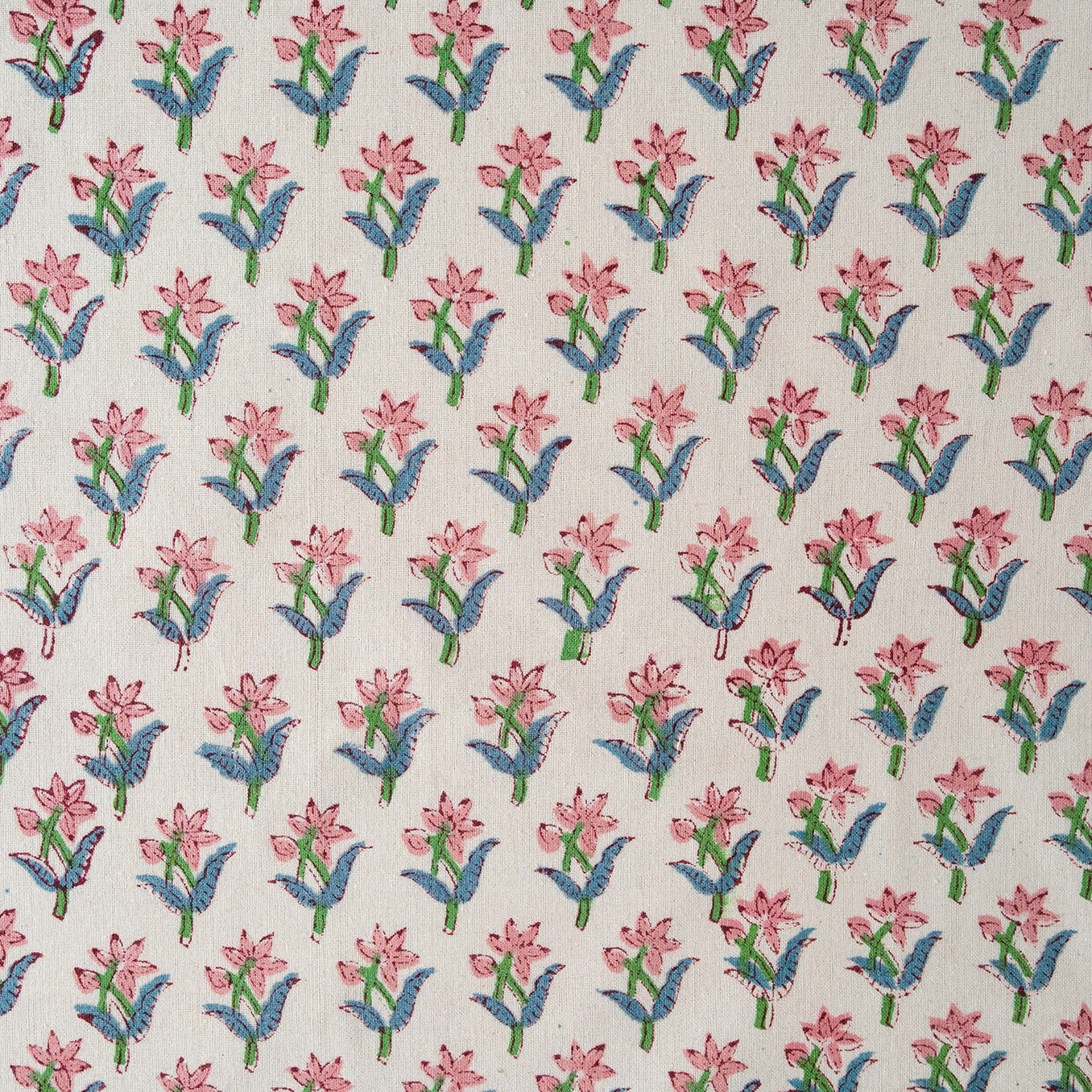 Botanical Table Meadow Set of 4 Cotton Napkins