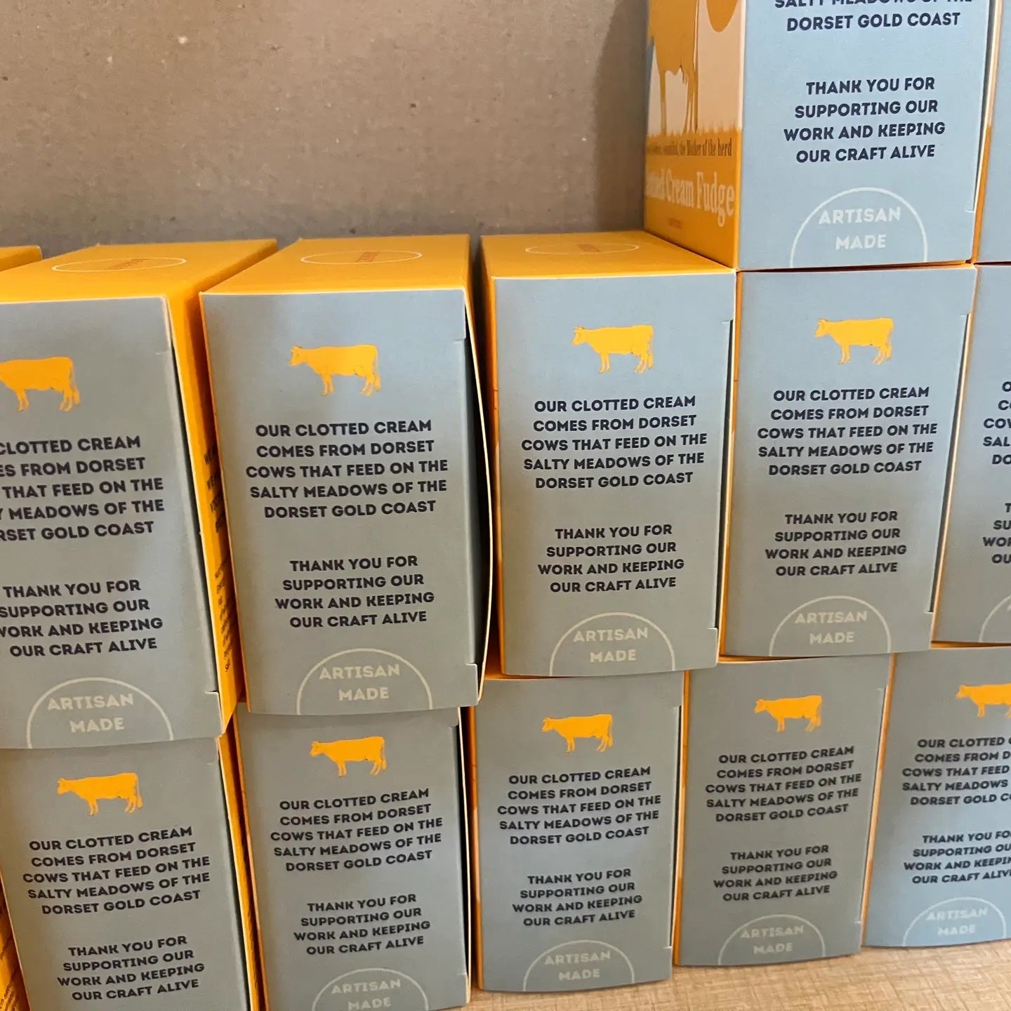 Golden Cow Luxury Clotted Cream Dorset Artisan Fudge