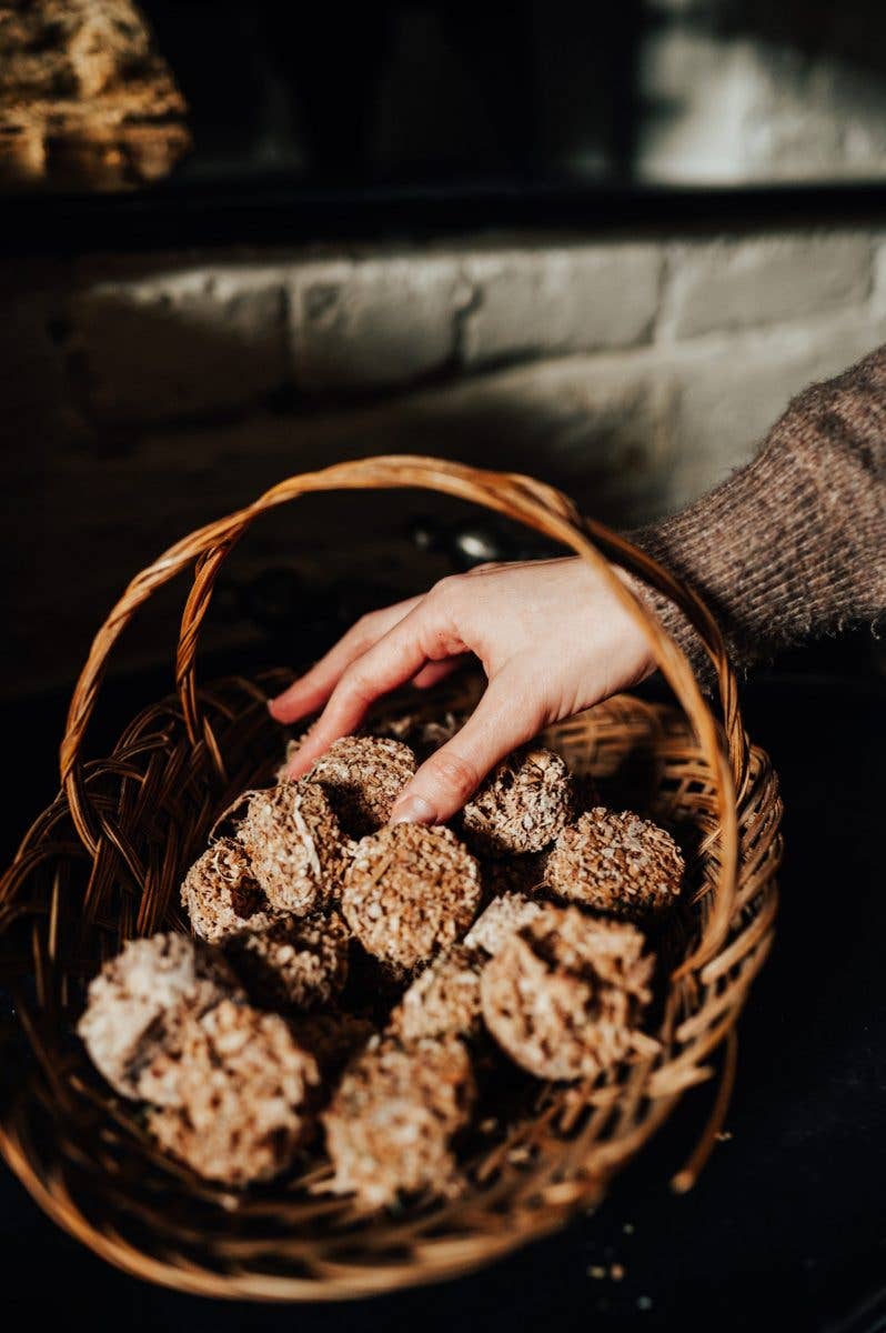 Natural firelighters made from waste wax - Box of 10
