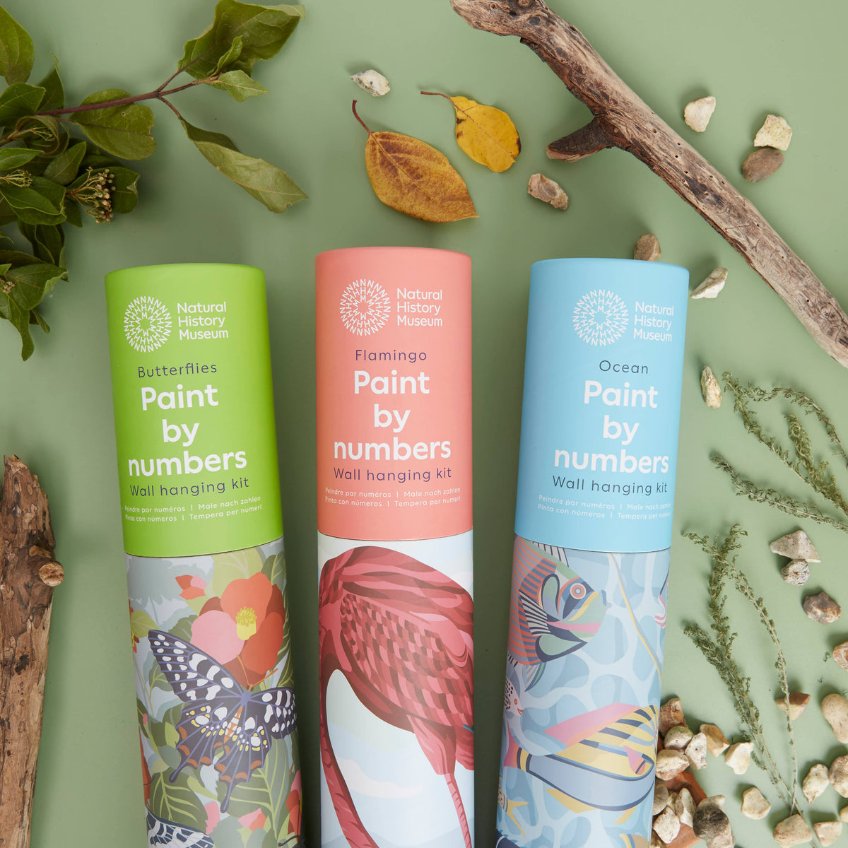 Natural History Museum Paint By Numbers Ocean Hanging Kit