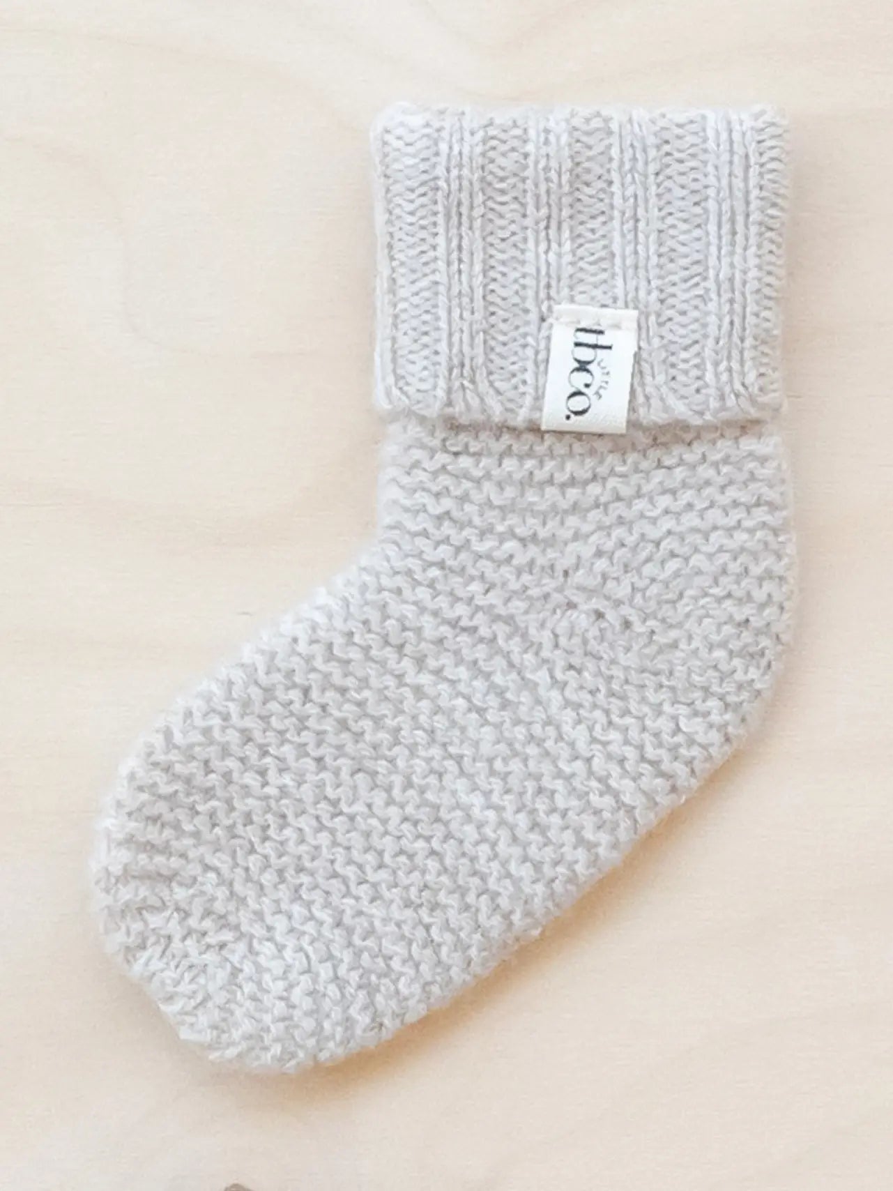 Merino Wool Baby Socks | Oatmeal Melange