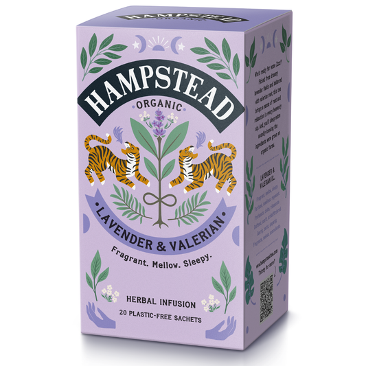 Hampstead Organic Lavender Valerian Tea - 20 Tea Bags