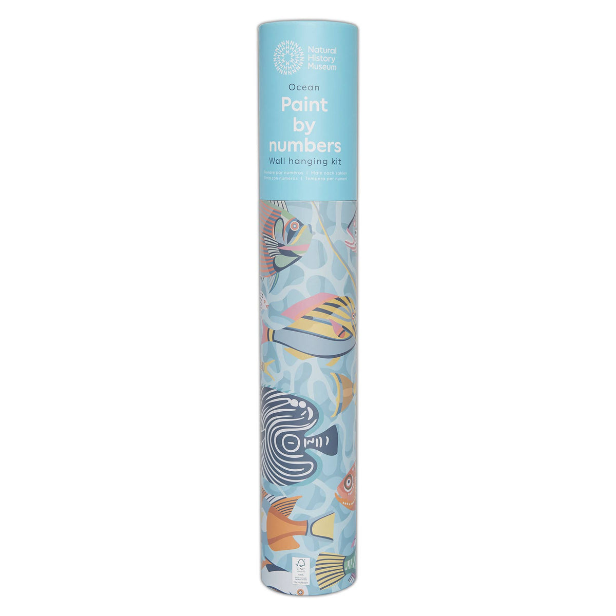 Natural History Museum Paint By Numbers Ocean Hanging Kit
