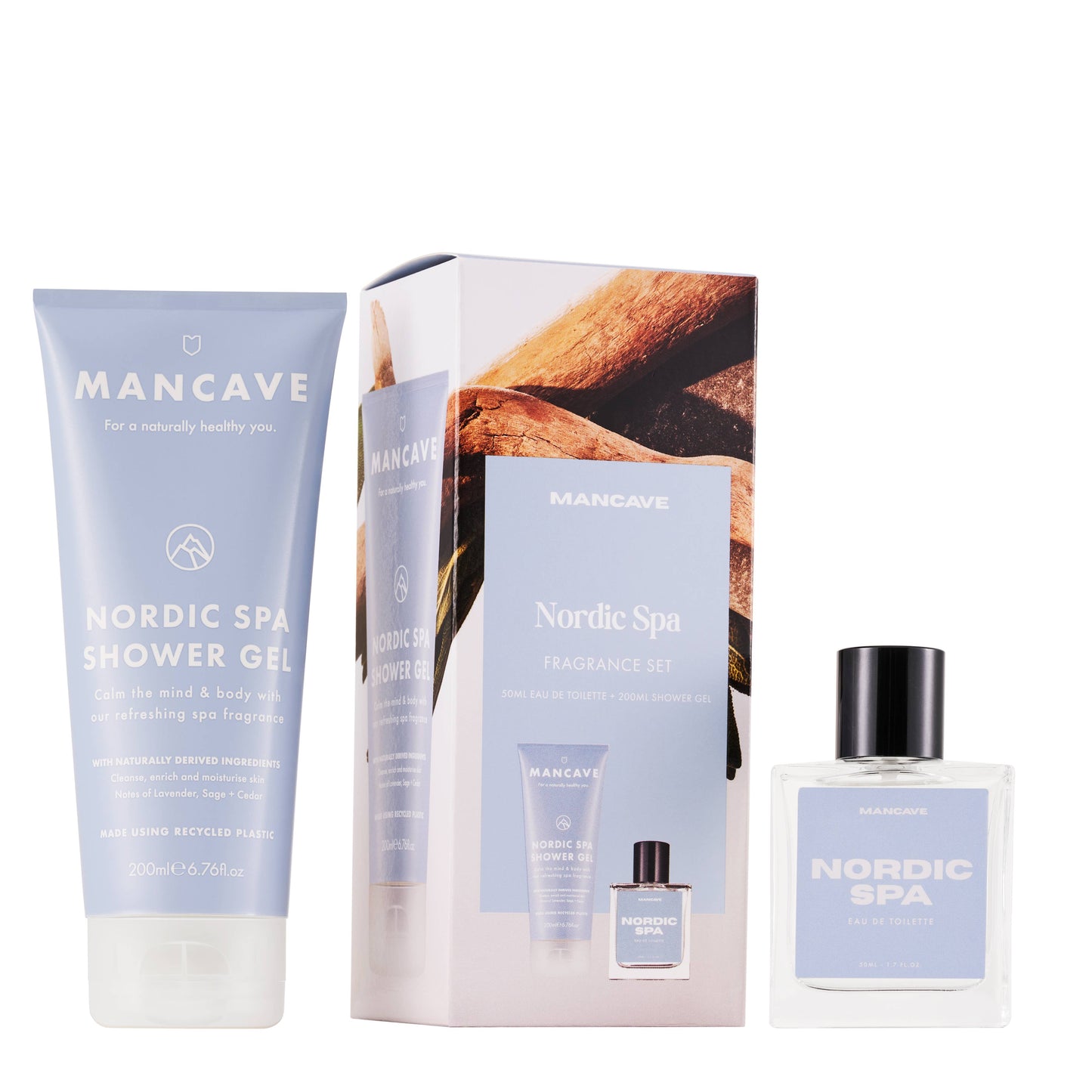 Nordic Spa Shower & Fragrance Duo, Mens Gift