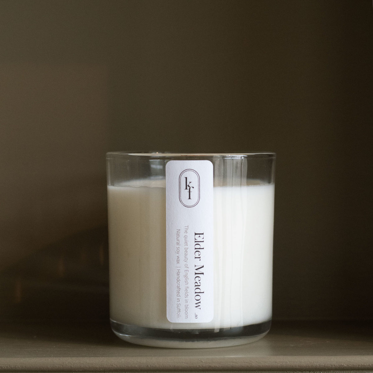 Glass Candle | Elder Meadow