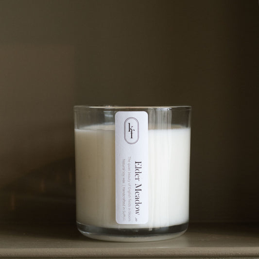 Glass Candle | Elder Meadow
