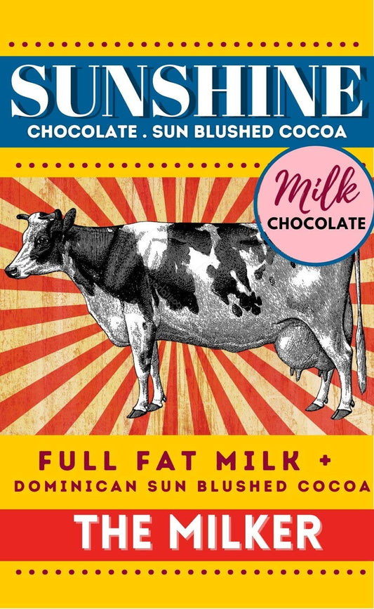 Sunshine Chocolate The Milker - milk chocolate melt bar