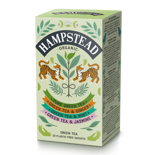 Hampstead Organic GreenTea Selection Pack - 20 Tea Bags