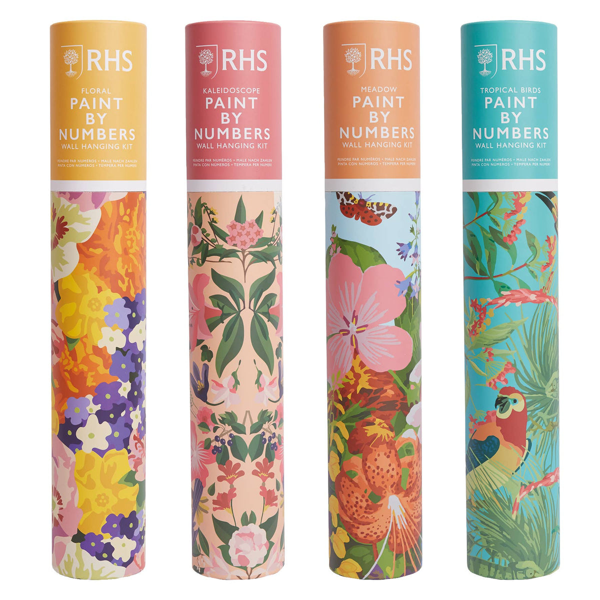 RHS Paint By Numbers Hanging Kit, 400 x 500 mm, Kaleidoscope