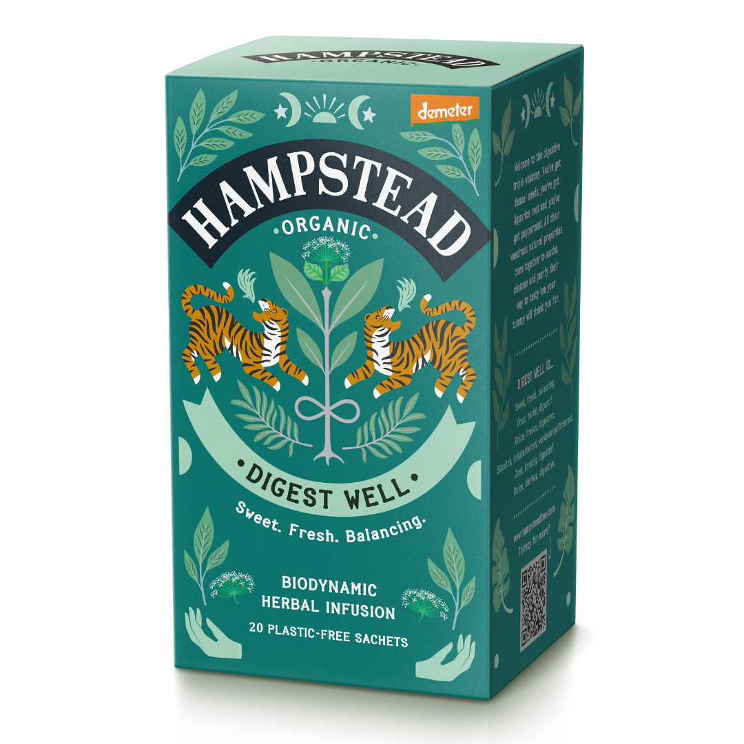 Hampstead Organic Digest Well Tea Bags -  20 Tea Bags