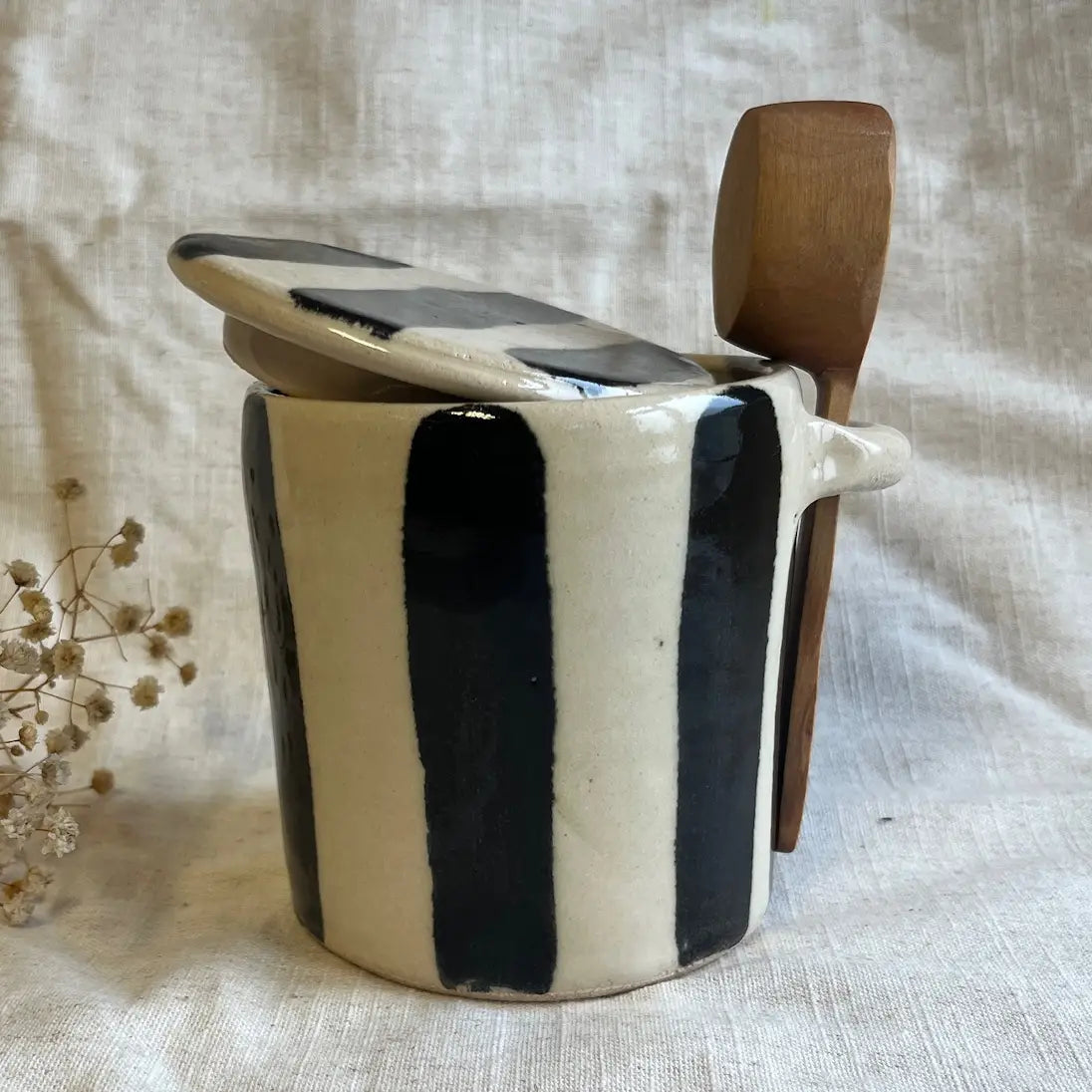 Stripe Canister