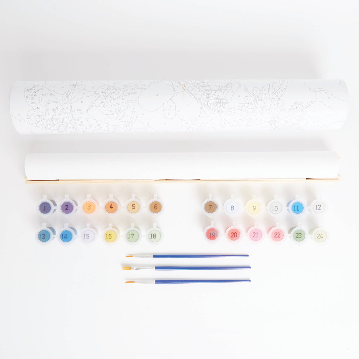 Natural History Museum Paint By Numbers Butterflies Kit