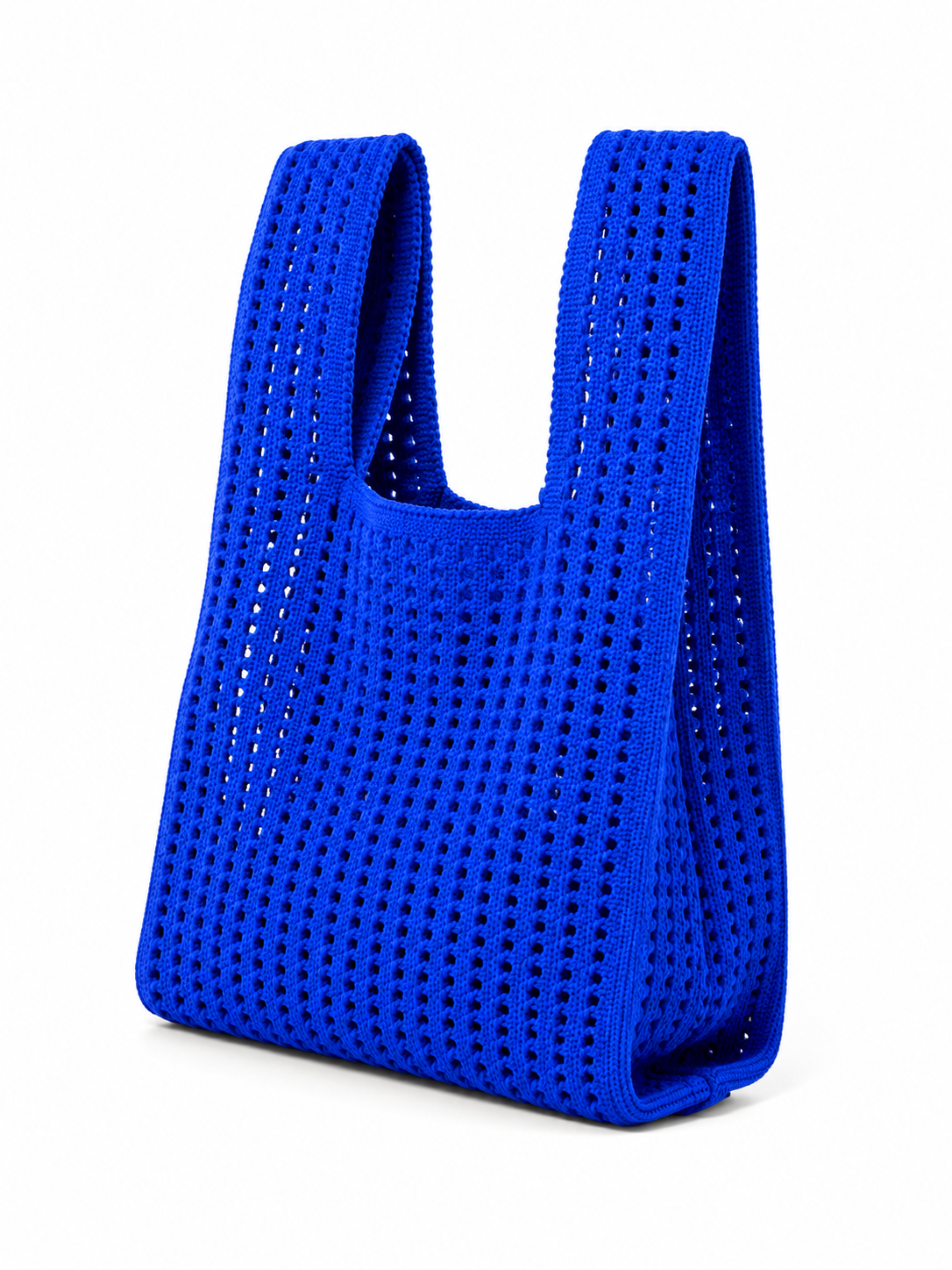 Open Weave Essentials - Knitted Bag: Black / Medium