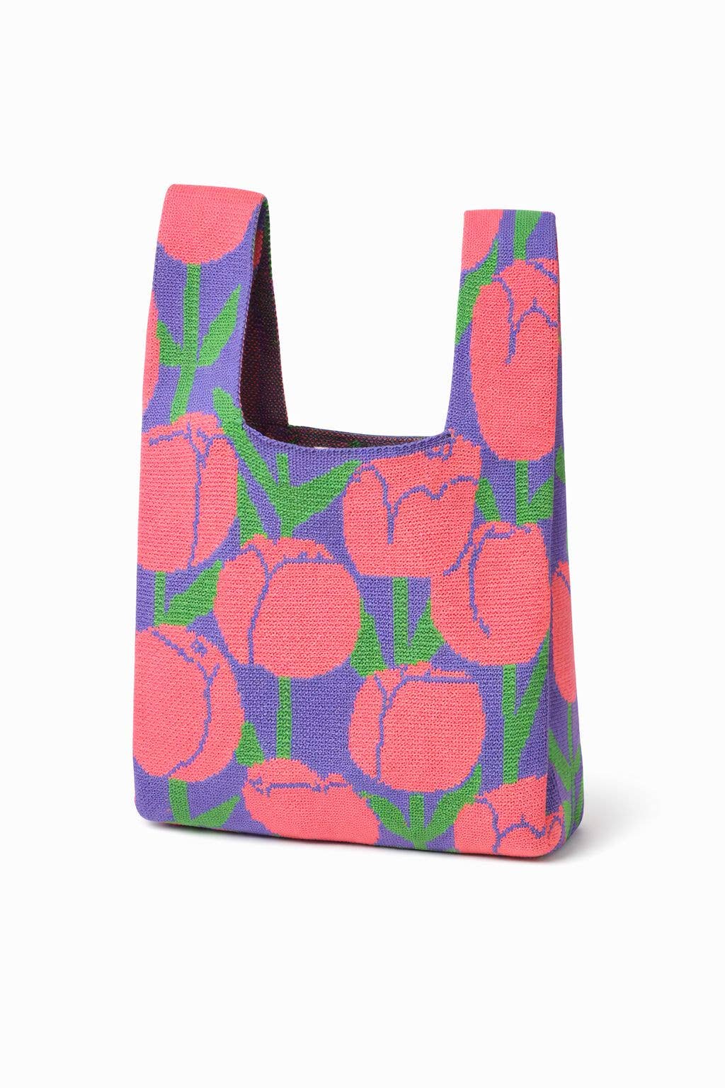 Tulip Daydream -Knitted Bag: Yellow / Medium