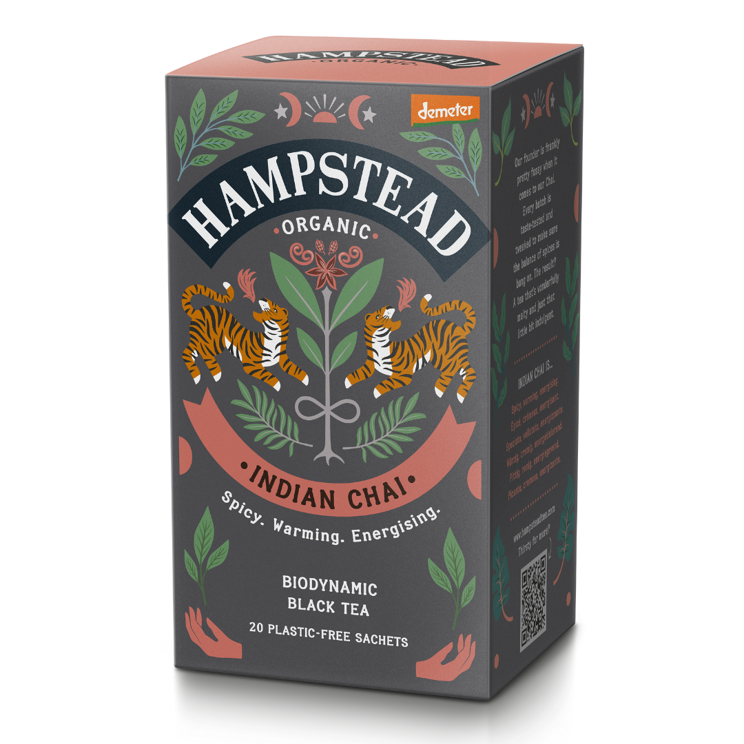 Hampstead Organic Indian Chai Tea Bags - 20 Tea Bags