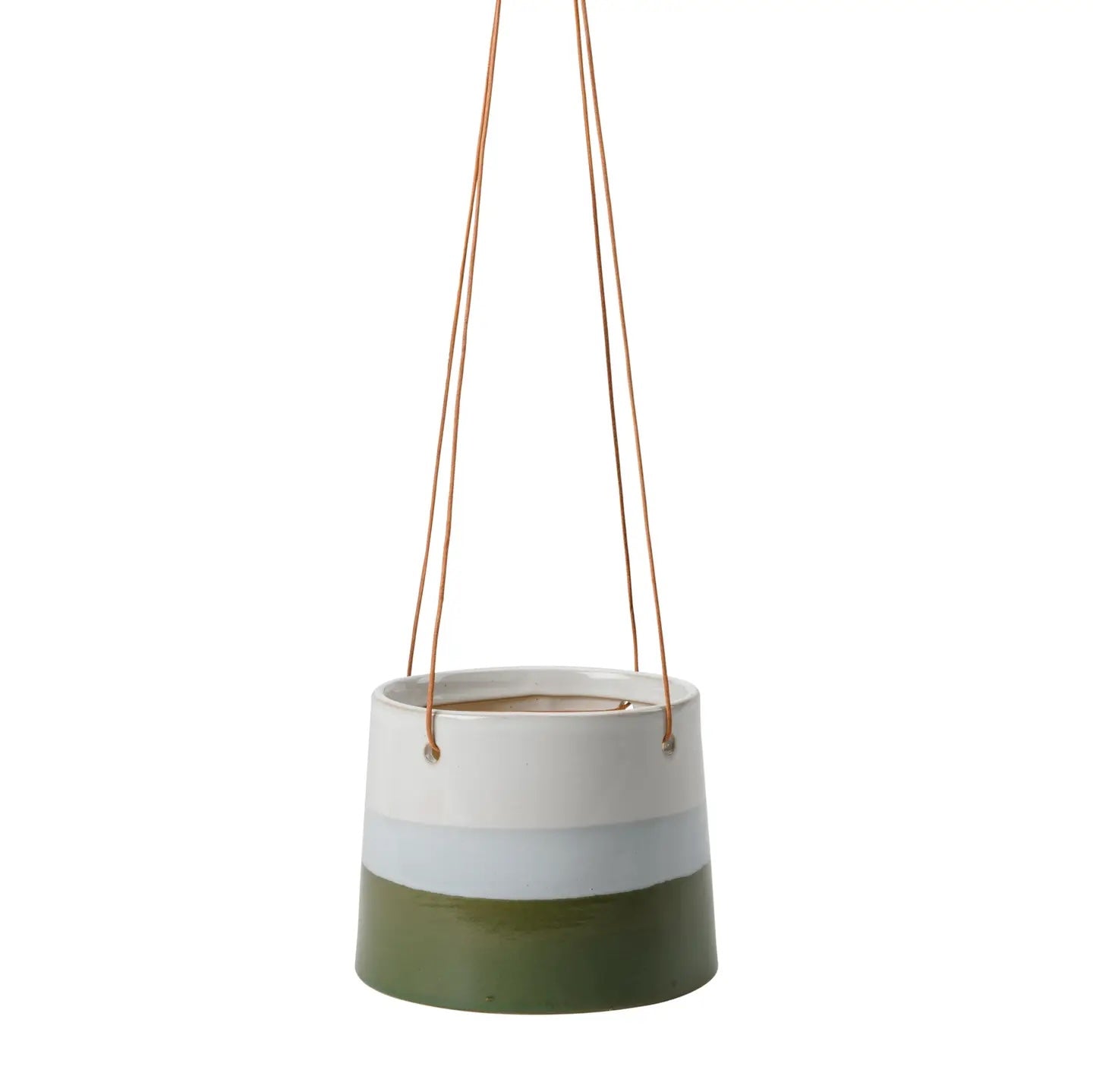 Collectors Hanging Pot Blue and Green 9.5cm