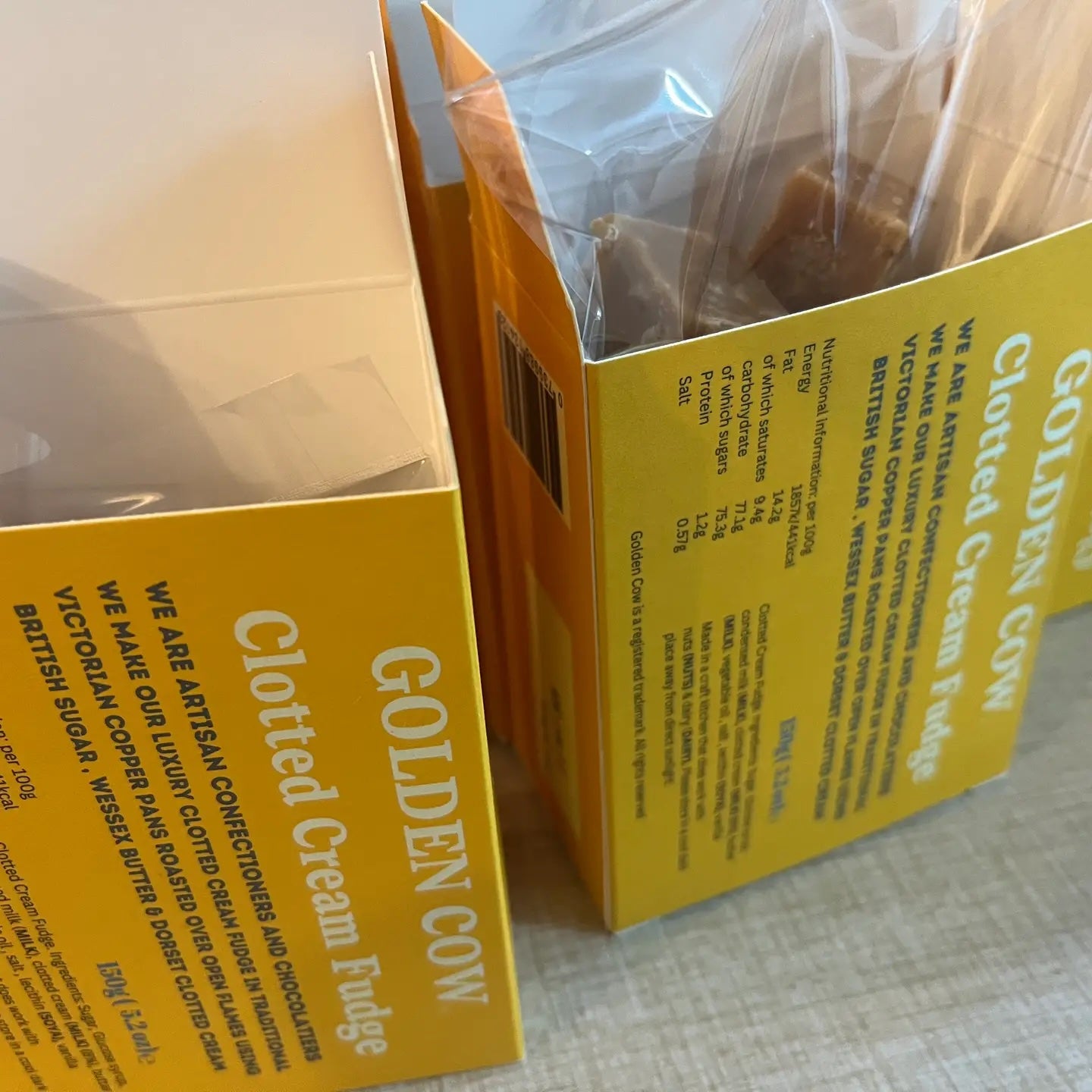 Golden Cow Luxury Clotted Cream Dorset Artisan Fudge