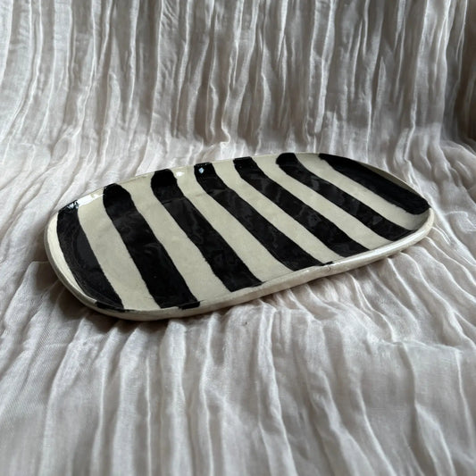 Stripe Large Platter