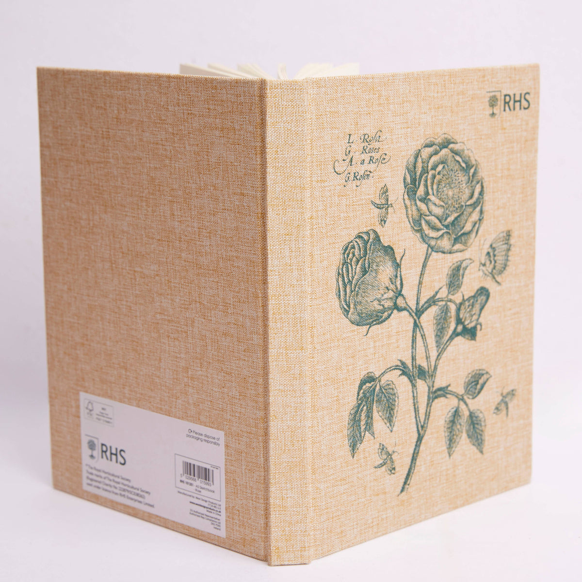 RHS 160 Page Hardbound Sketchbook (110gsm), A5, Rose