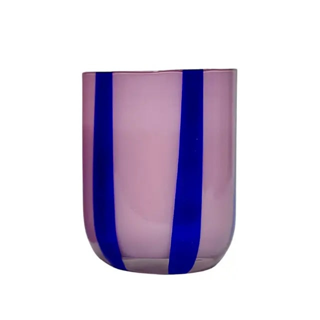 Glassware - Lilac & Navy