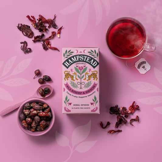 Hampstead Organic Rosehip & Hibiscus Tea - 20 Tea Bags