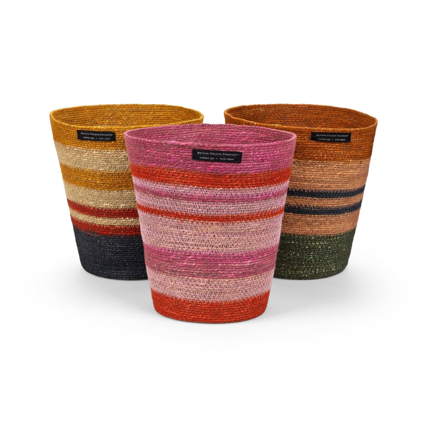 Seagrass Waste Paper Basket in Guardsman & Neyron