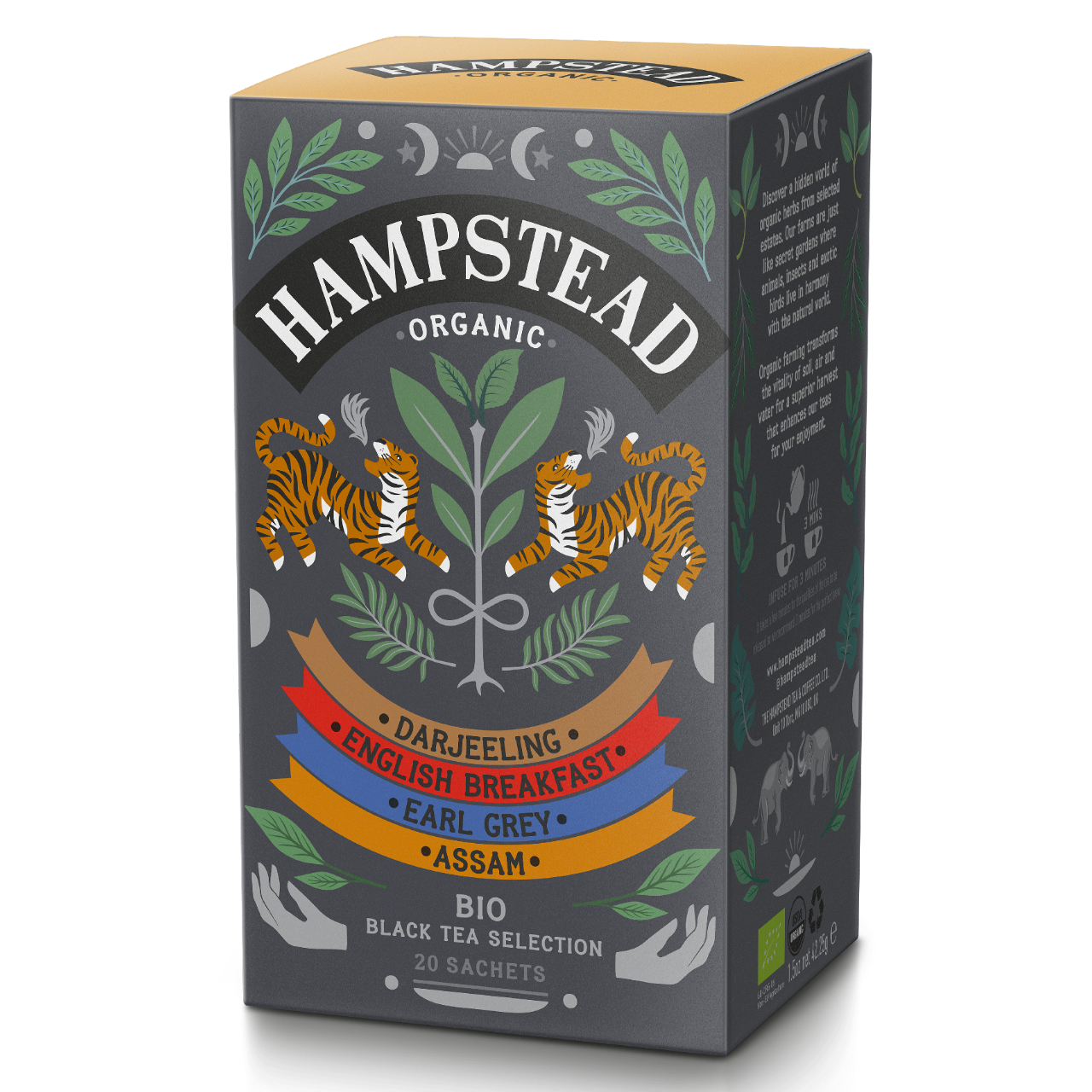 Hampstead Organic Black Tea Selection Pack –20 Tea Bags