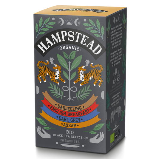 Hampstead Organic Black Tea Selection Pack –20 Tea Bags