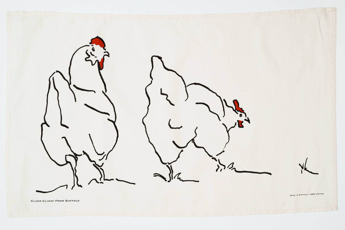 Hen Tea Towel