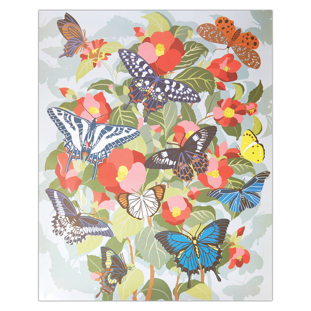 Natural History Museum Paint By Numbers Butterflies Kit