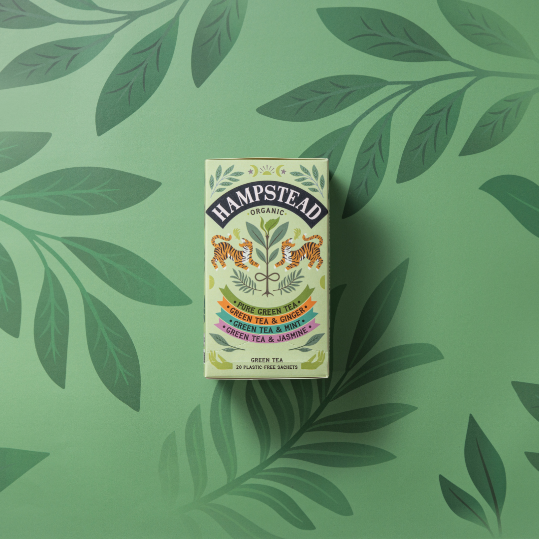 Hampstead Organic GreenTea Selection Pack - 20 Tea Bags