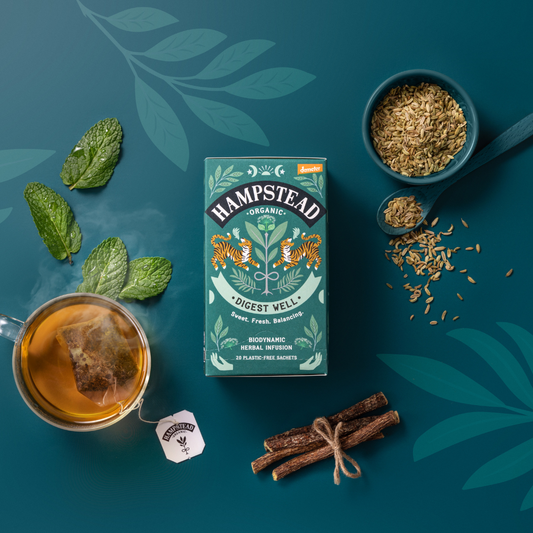 Hampstead Organic Digest Well Tea Bags -  20 Tea Bags