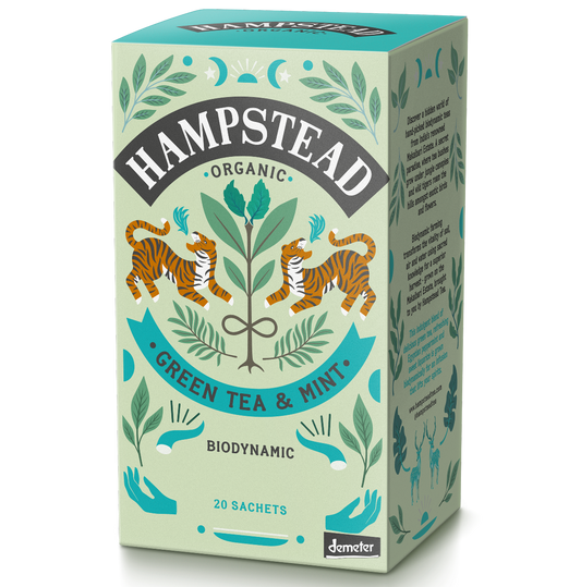Hampstead Organic Green & Mint Tea Bags - 20 Tea Bags