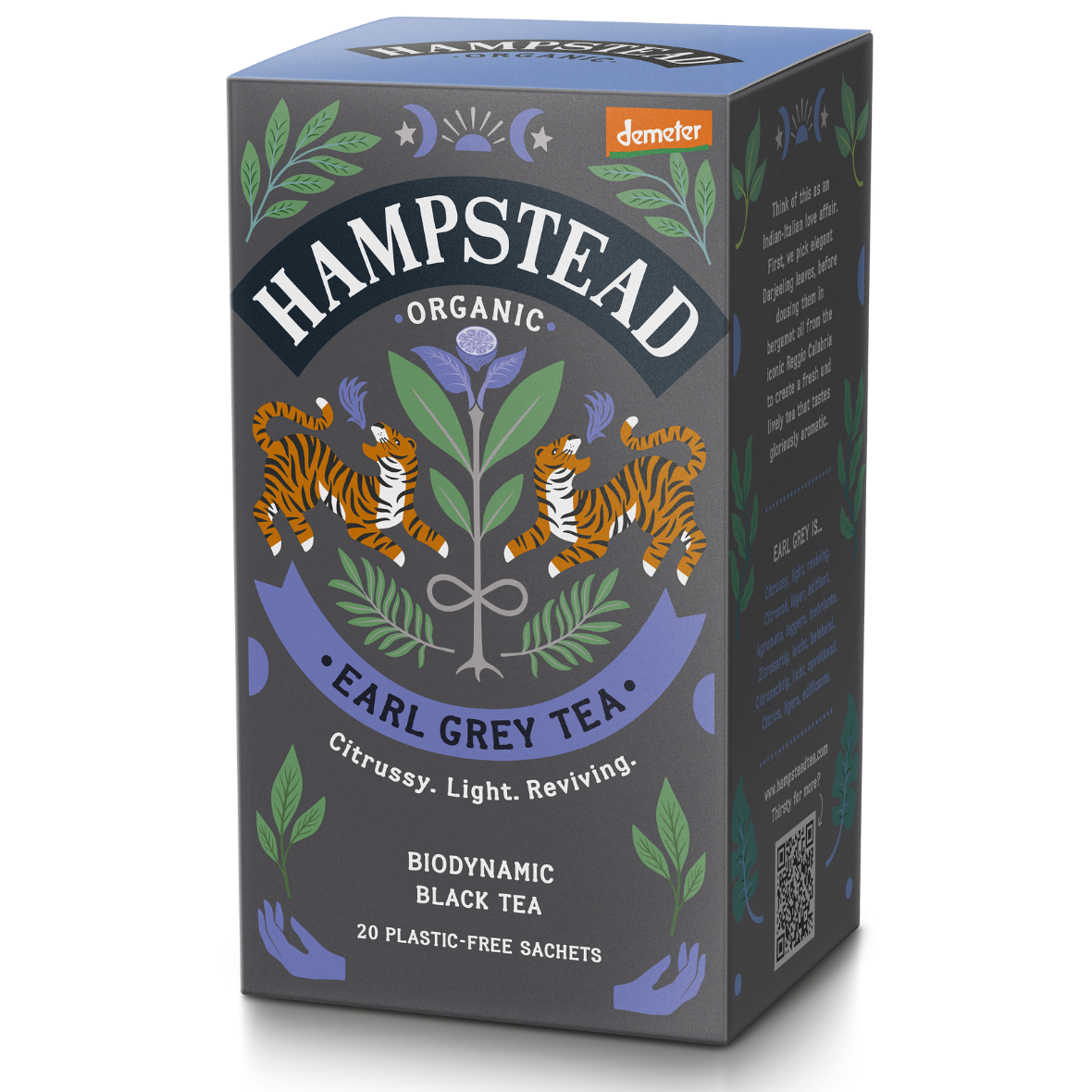 Hampstead Organic Earl Grey Tea Bags - 20 Tea Bags