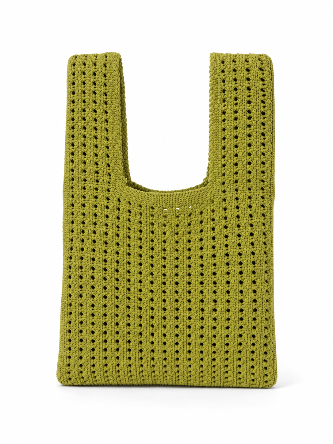 Open Weave Essentials - Knitted Bag: Black / Medium