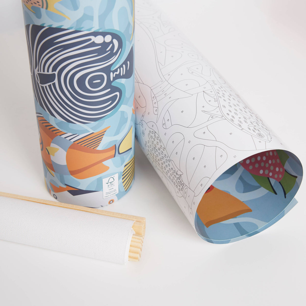 Natural History Museum Paint By Numbers Ocean Hanging Kit