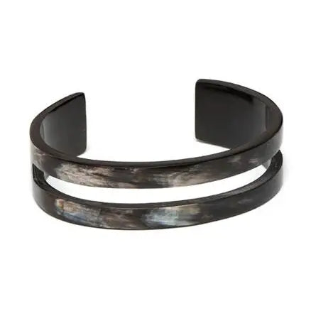 Black Natural Buffalo Horn Jewellery Cuff Bracelet For Women