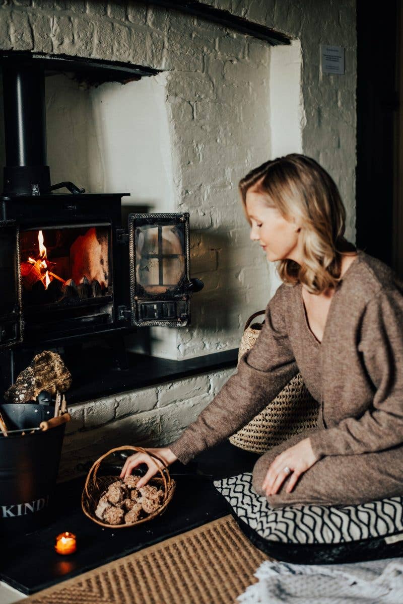 Natural firelighters made from waste wax - Box of 10